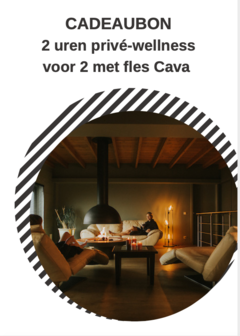 2u priv&eacute;-wellness voor 2 personen met fles Cava