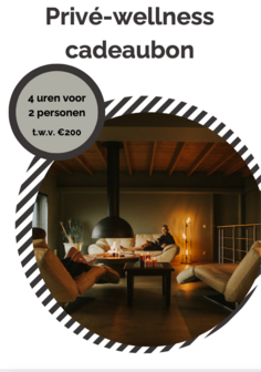 4u priv&eacute;-wellness voor 2 personen