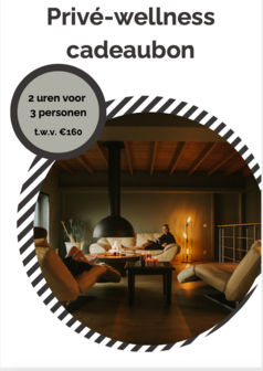 2u priv&eacute;-wellness voor 3 personen