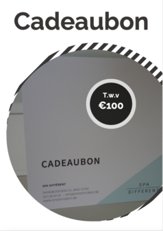 Cadeaubon van 100 euro